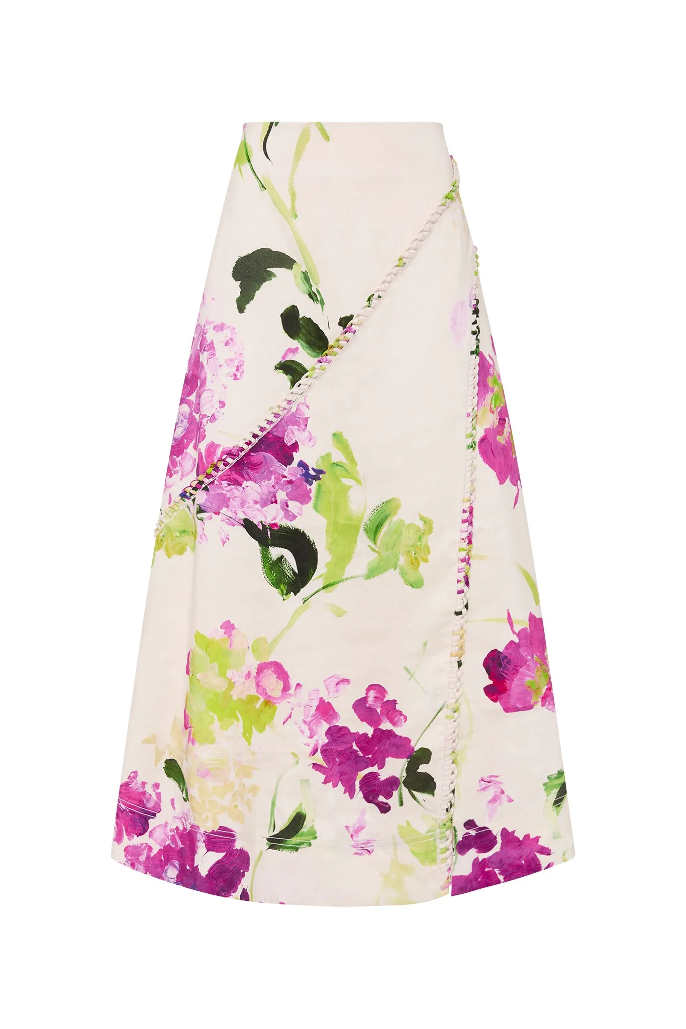 Arbour Whipstitch Midi Skirt