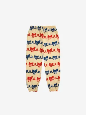 Bobo Choses Ribbon Bow AO Jogging Pants - Light Yellow
