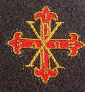 Cross Embroidered Patches – Faith-Inspired Designs in Various Styles