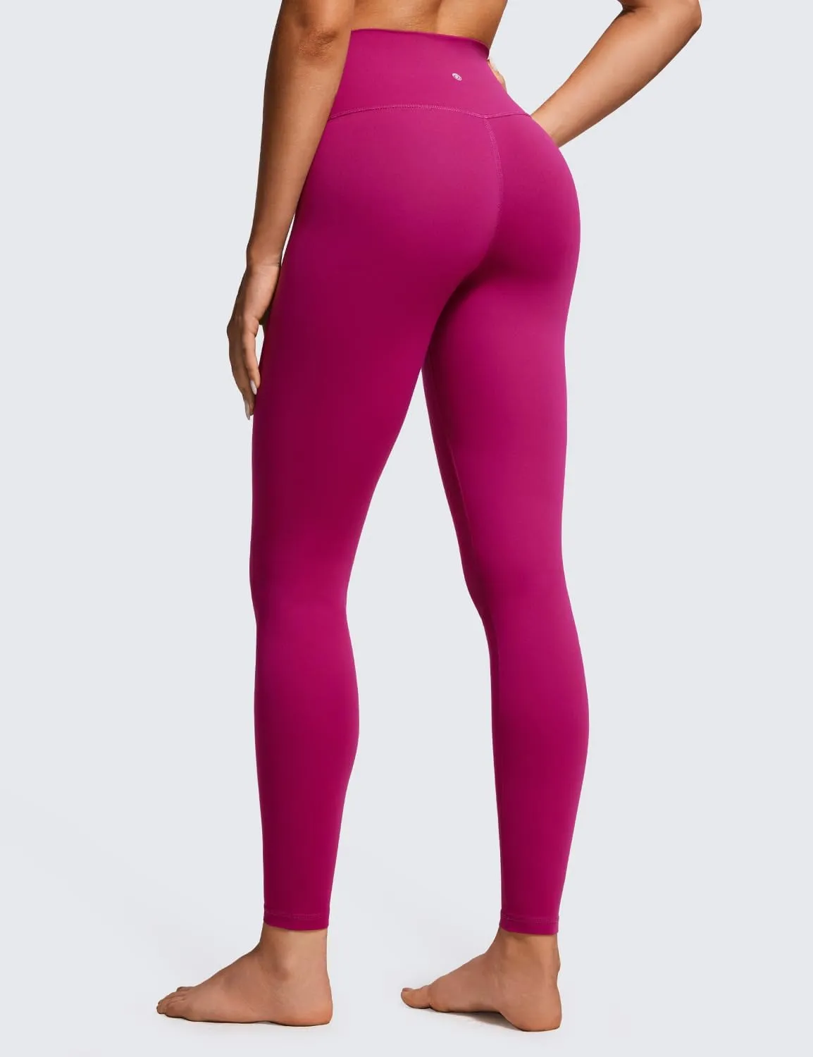 CRZ YOGA Womens Butterluxe Cross Waist Workout Leggings 28" - V Crossover High Waisted Gym Athletic Yoga