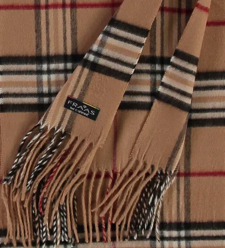 Fraas Plaid Cashmink Scarf
