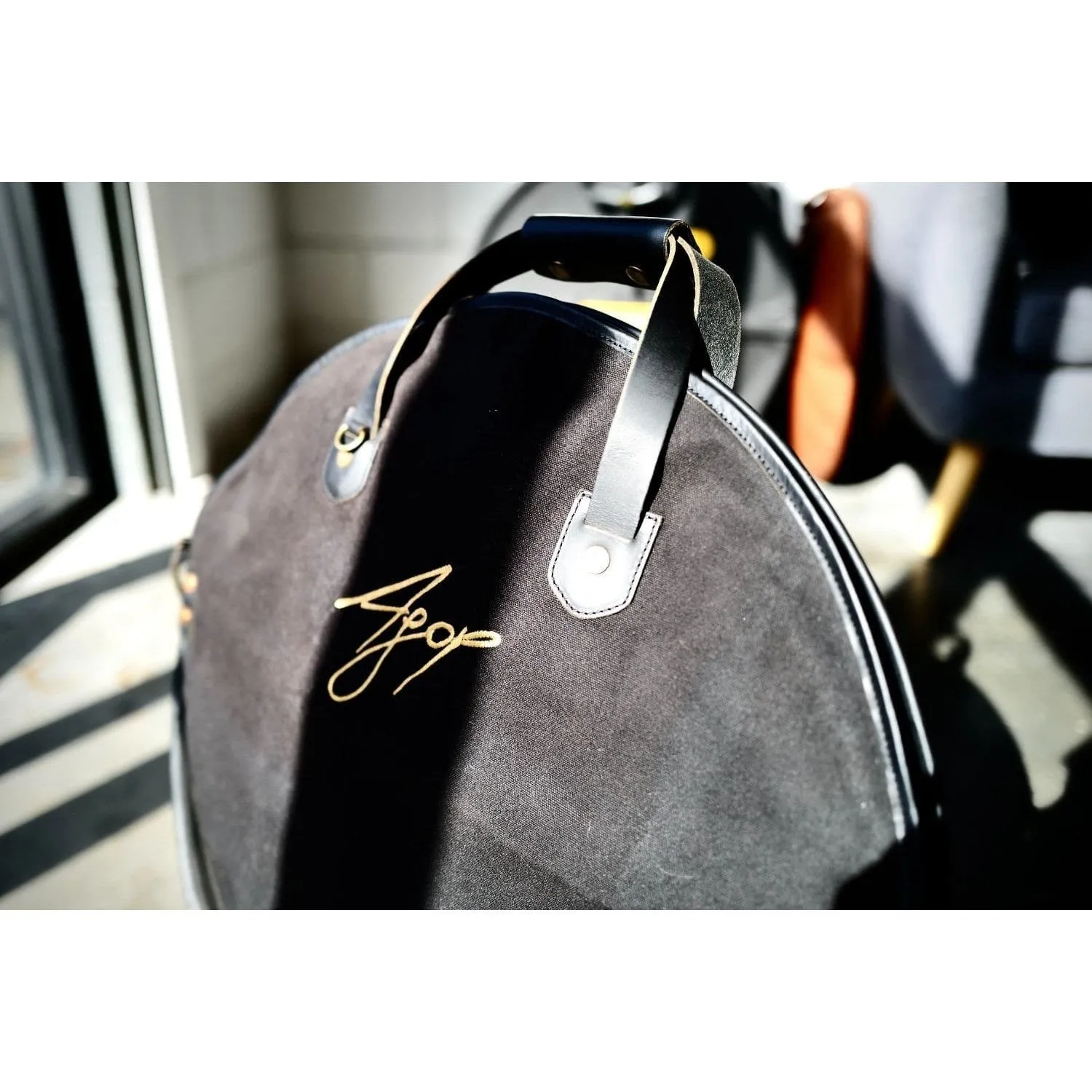 Istanbul Agop Waxed Canvas Leather Cymbal Bag 24"