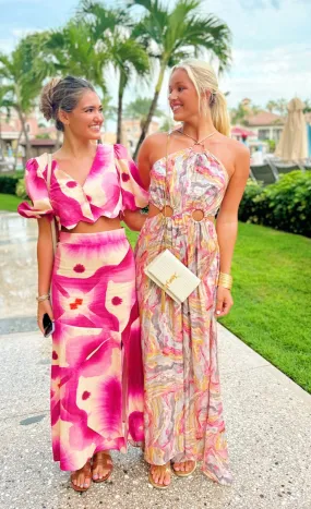 LAAGAM Pink Midi Set