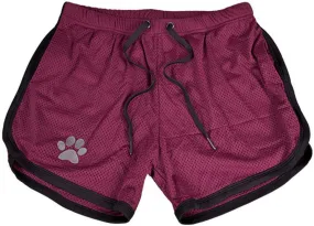 Mens 3" Mesh Workout Gym Running Shorts Funny Dog Paw Print Bodybuilding Training Athletic Workout Short Shorts