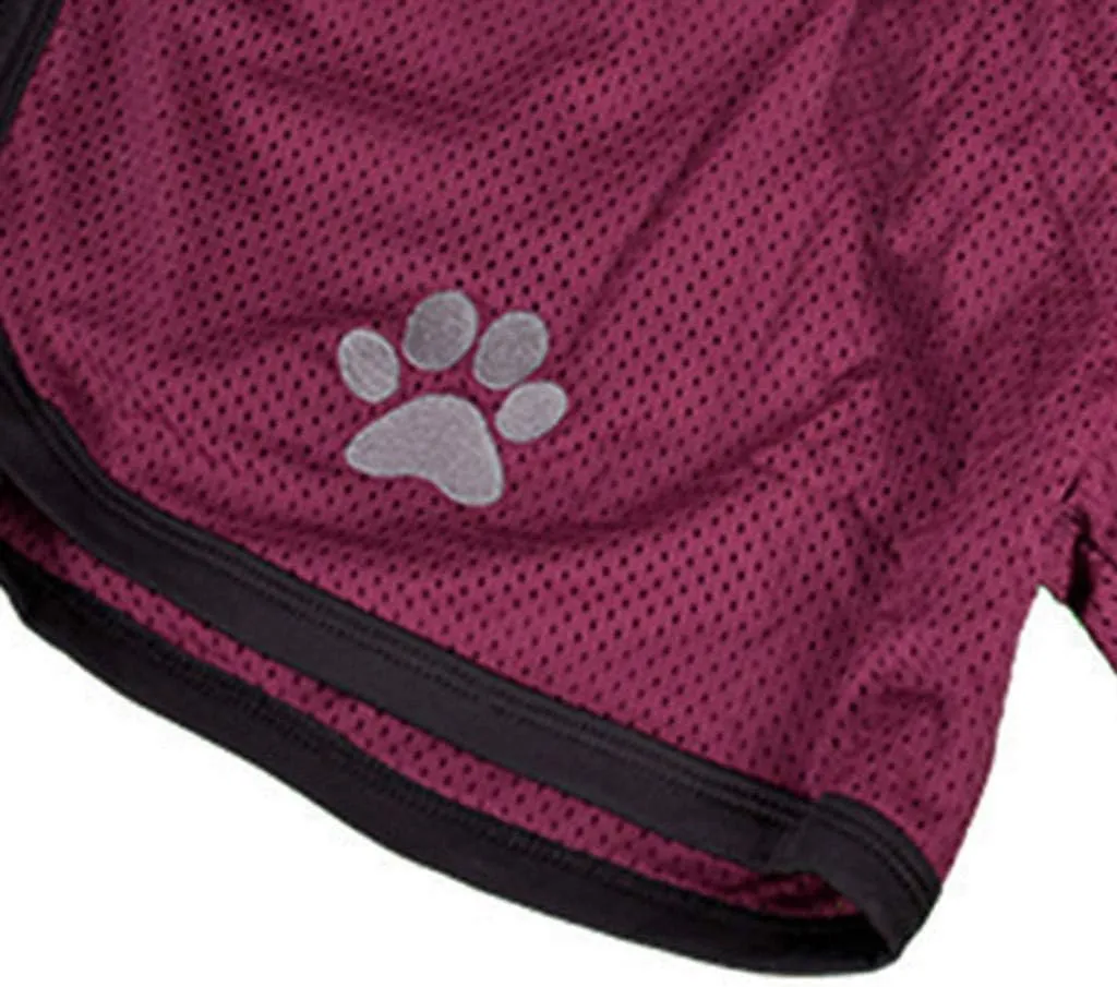 Mens 3" Mesh Workout Gym Running Shorts Funny Dog Paw Print Bodybuilding Training Athletic Workout Short Shorts