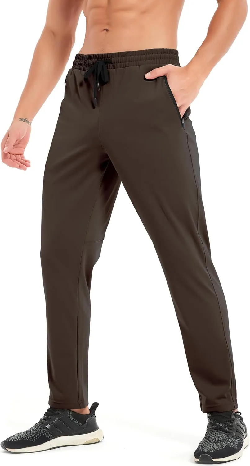 Men's Hiking Sweatpants Joggers Athletic Pants Stretch Workout Jogging Running Gym Traning Track Pants