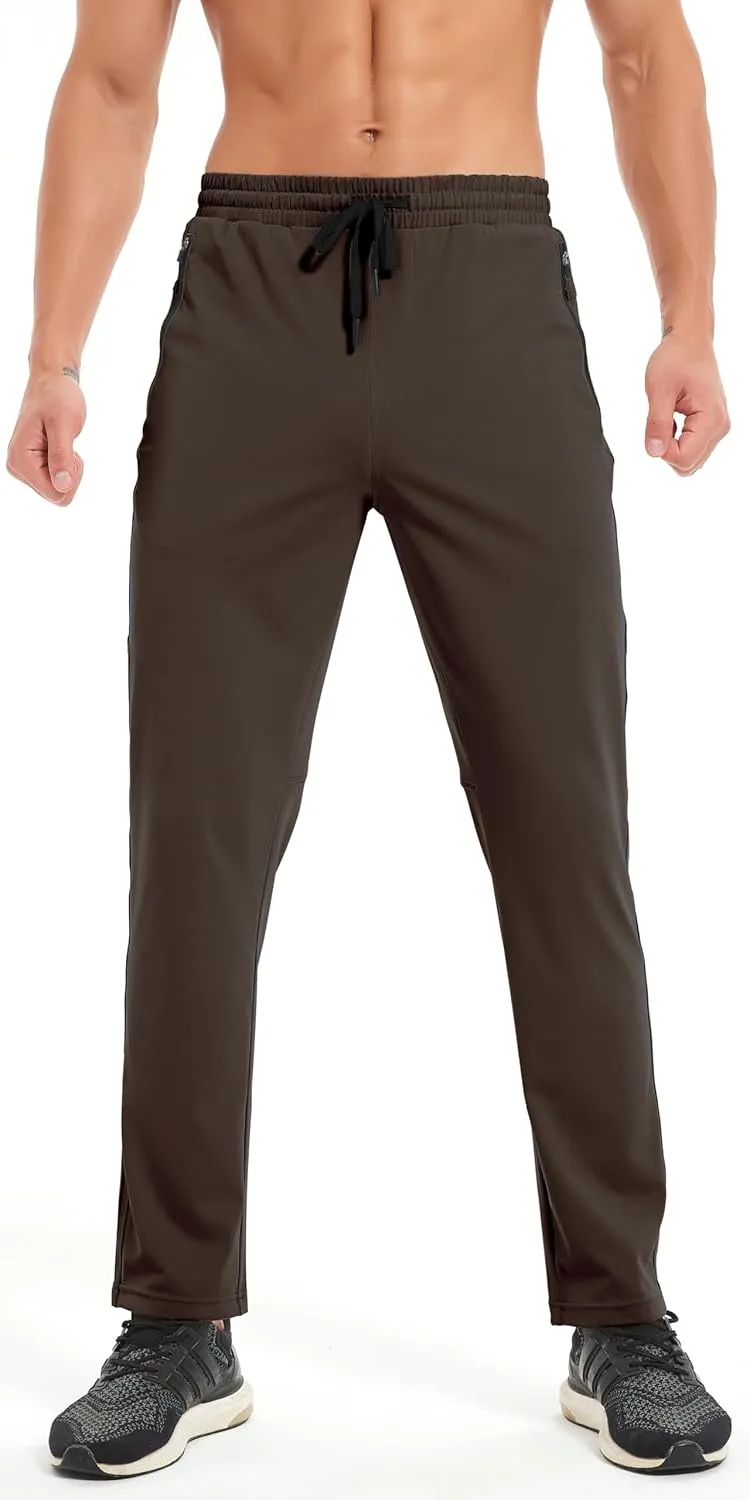 Men's Hiking Sweatpants Joggers Athletic Pants Stretch Workout Jogging Running Gym Traning Track Pants
