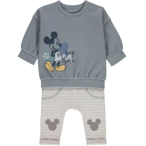 MICKEY MOUSE Blue Sweatshirt & Leggings Set