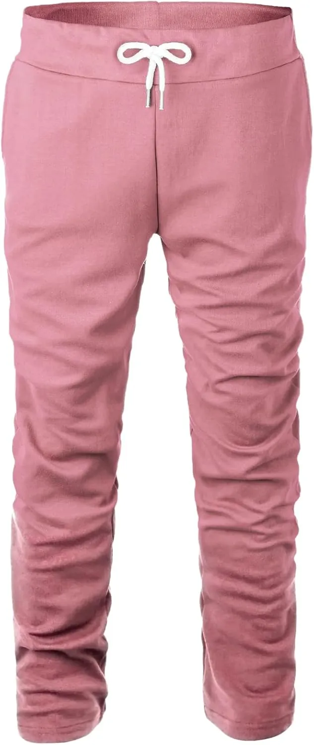 Ohoo Sweatpants for Men with Pockets Running Jogging Workout Track Pants