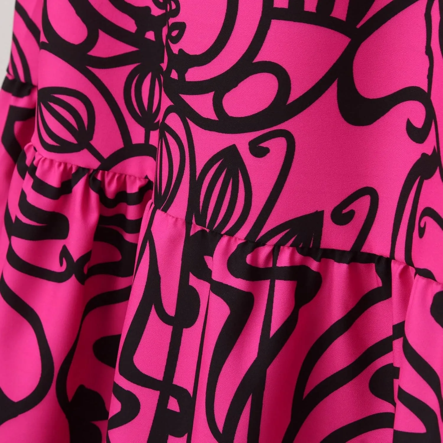 Skirts for Women Trendy Summer Casual High Elastic Waist Retro Boha Floral Print A-Line Ladies Long Maxi Skirts Dress