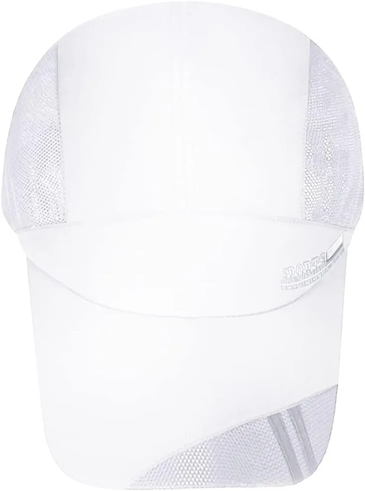 Unisex Quick Drying Baseball Cap Summer Sun Visor Hats Mesh Reflective Outdoor Sports Hat for Men Women