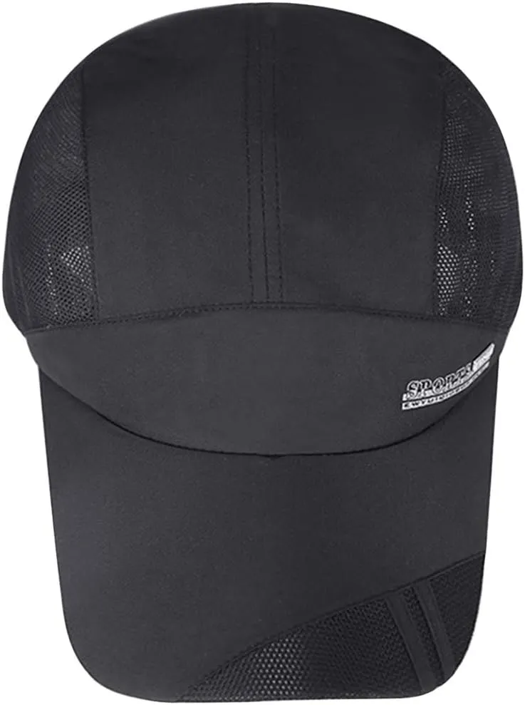 Unisex Quick Drying Baseball Cap Summer Sun Visor Hats Mesh Reflective Outdoor Sports Hat for Men Women