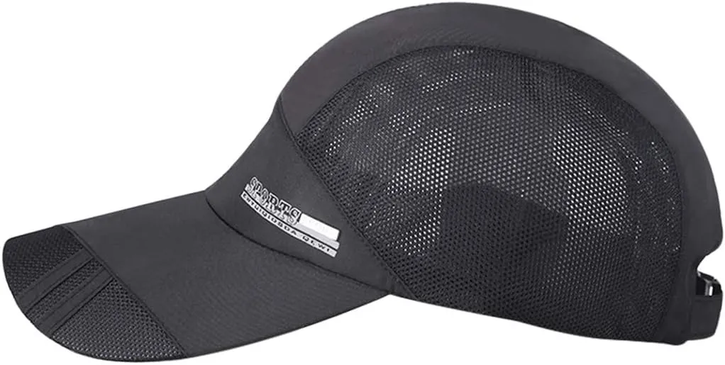 Unisex Quick Drying Baseball Cap Summer Sun Visor Hats Mesh Reflective Outdoor Sports Hat for Men Women
