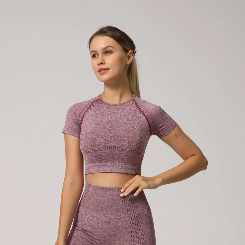 Women Seamless Yoga Shirt
